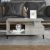 betonszürke szerelt fa dohányzóasztal 90x49x45 cm