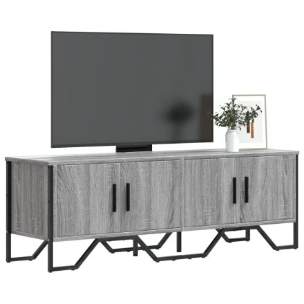 szürke sonoma színű szerelt fa TV-szekrény 122 x 34 x 41 cm