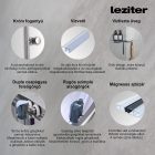 Aria hidromasszázs zuhanykabin balos beépítési oldallal,