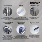 Emilia 135 Hidromasszázs Kádkabin elektronikával Black